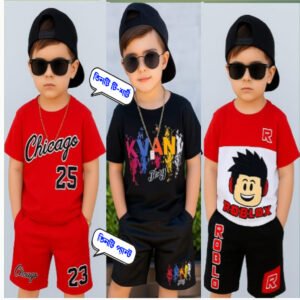 তিনটি টি-শার্ট তিনটি প্যান্ট-(R-23-B-KVANI-R-MOTU)