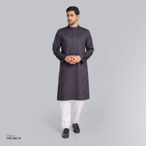 Minimalist Cotton Linen Blended Panjabi Minimalist Cotton Linen Blended Panjabi