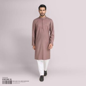 Minimalist Cotton Linen Blended Panjabi
